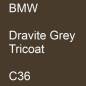 Preview: BMW, Dravite Grey Tricoat, C36.